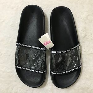 Clear & Black Slides